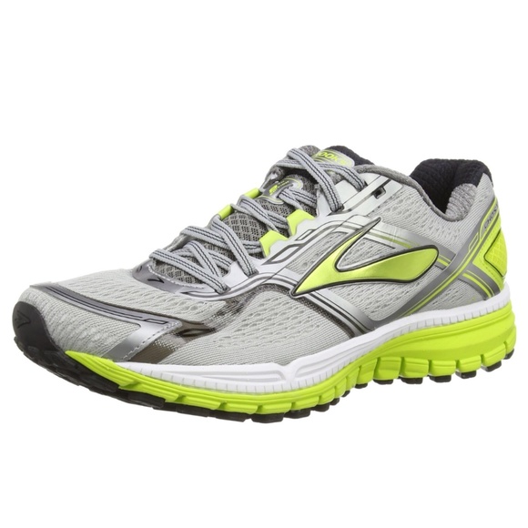Brooks Ghost Men’s Size 10 Ghost Gry/Yellow Sneakers - Picture 2 of 8